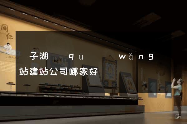 龍子湖區(qū)網(wǎng)站建站公司哪家好