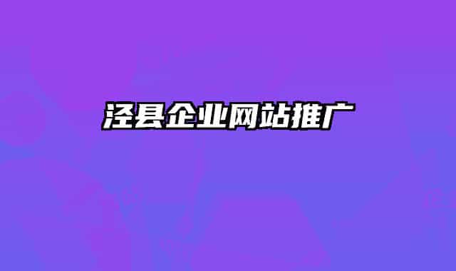 涇縣企業(yè)網(wǎng)站推廣