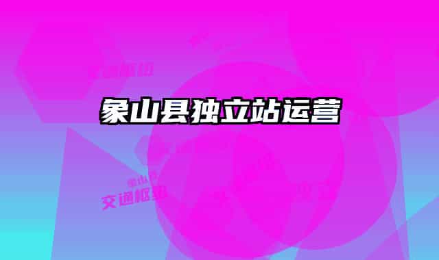 象山縣獨立站運營