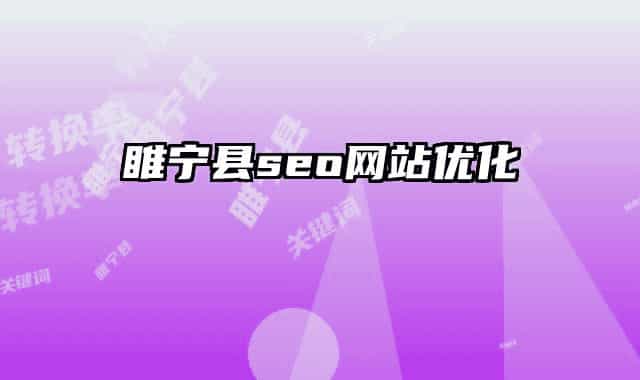 睢寧縣seo網(wǎng)站優(yōu)化