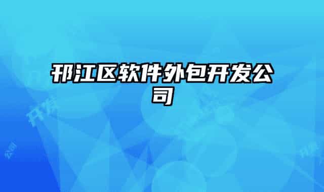 邗江區(qū)軟件外包開發(fā)公司