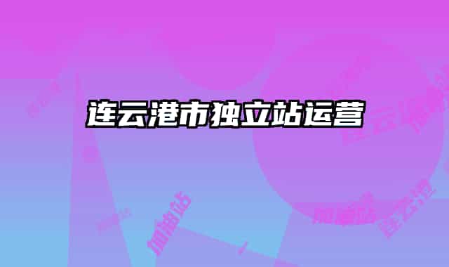 連云港市獨(dú)立站運(yùn)營(yíng)