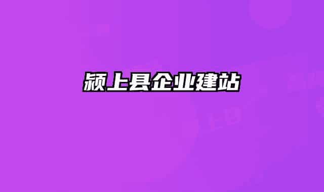 潁上縣企業(yè)建站