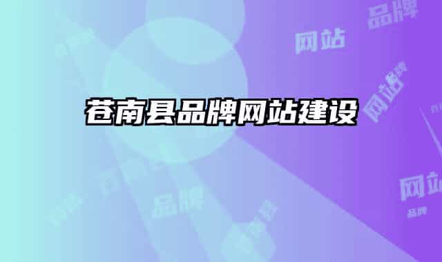 蒼南縣品牌網(wǎng)站建設(shè)
