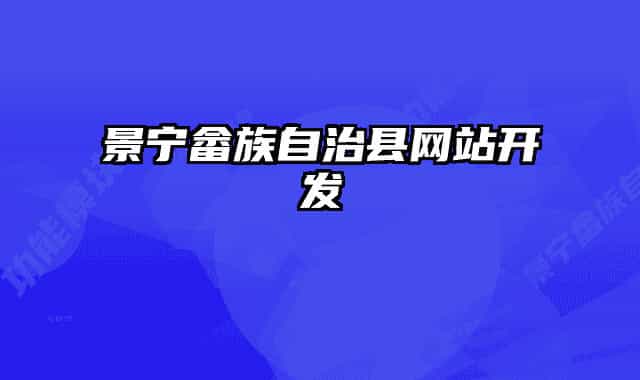 景寧畬族自治縣網站開發(fā)