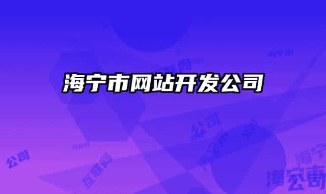 海寧市網(wǎng)站開(kāi)發(fā)公司