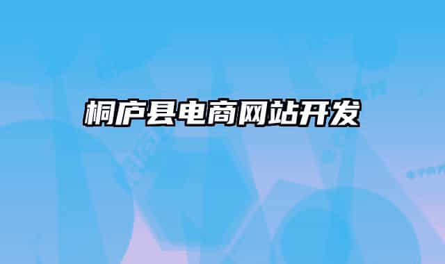 桐廬縣電商網站開發(fā)