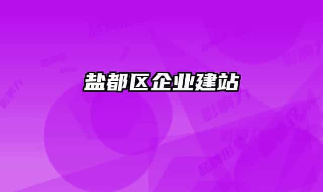鹽都區(qū)企業(yè)建站