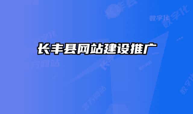 長(zhǎng)豐縣網(wǎng)站建設(shè)推廣