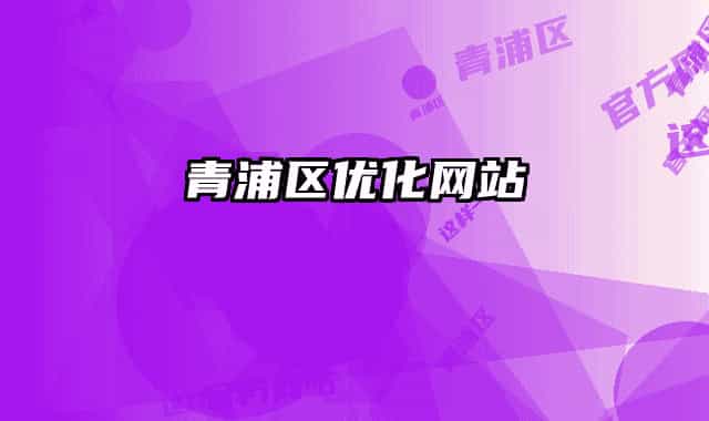 青浦區(qū)優(yōu)化網(wǎng)站